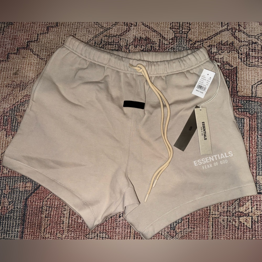 Essentials Athletic Shorts in Tan
